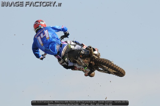 2009-10-03 Franciacorta - Motocross delle Nazioni 0819 Free practice MX2 - Davide Guarnieri - Yamaha 250 ITA